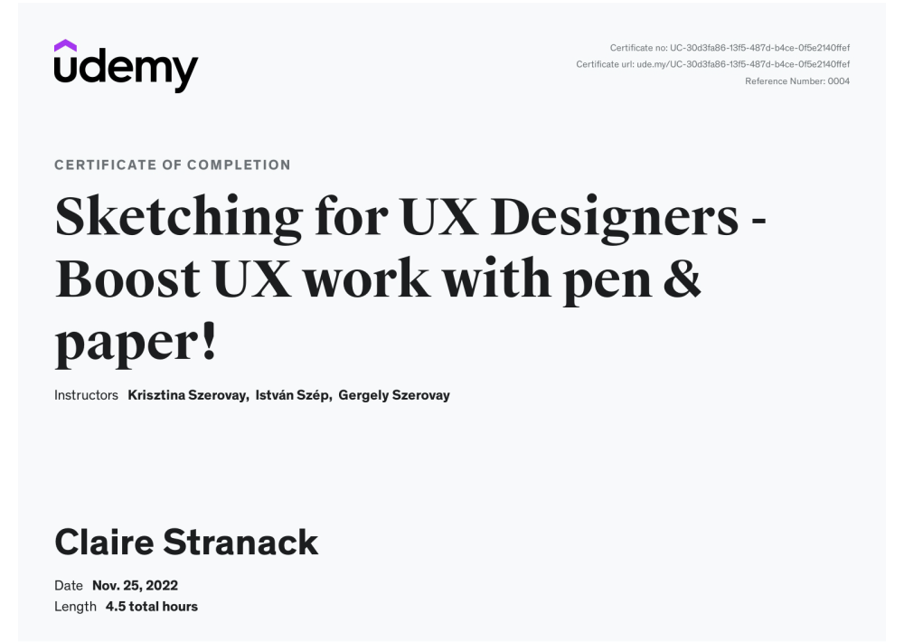 Sketching for UX Designers